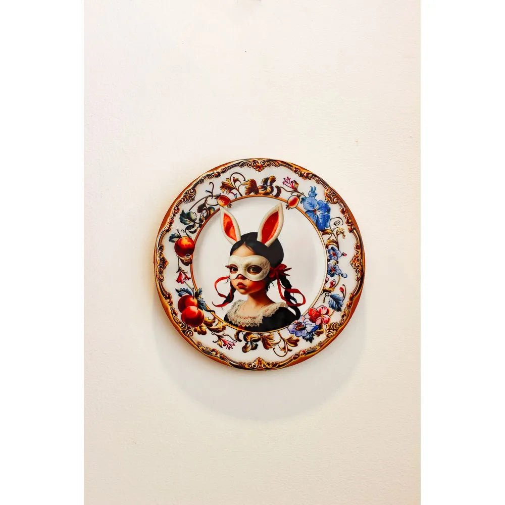 Azulejo Redondo Bunny Girl - Greghi Design - Casa Aurum