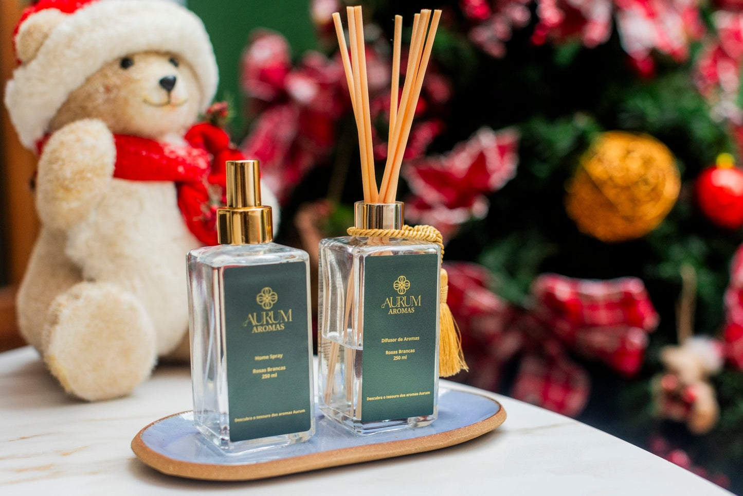 Difusor de Aromas - Rosas Brancas 250ml - Casa Aurum