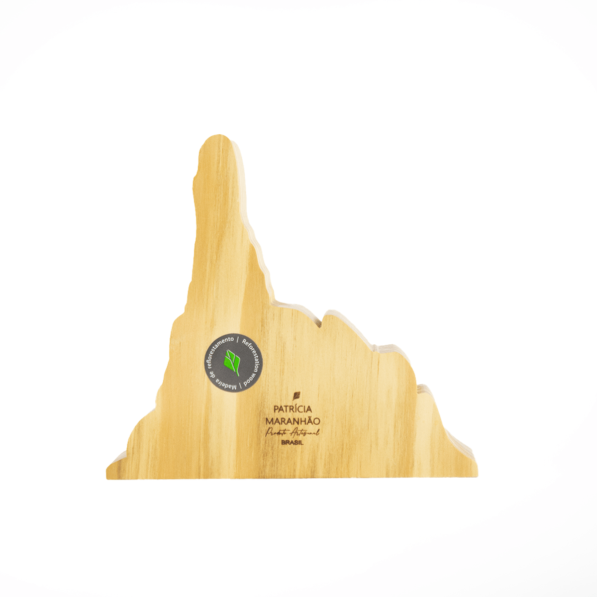 Escultura de Madeira Dedo de Deus - Casa Aurum