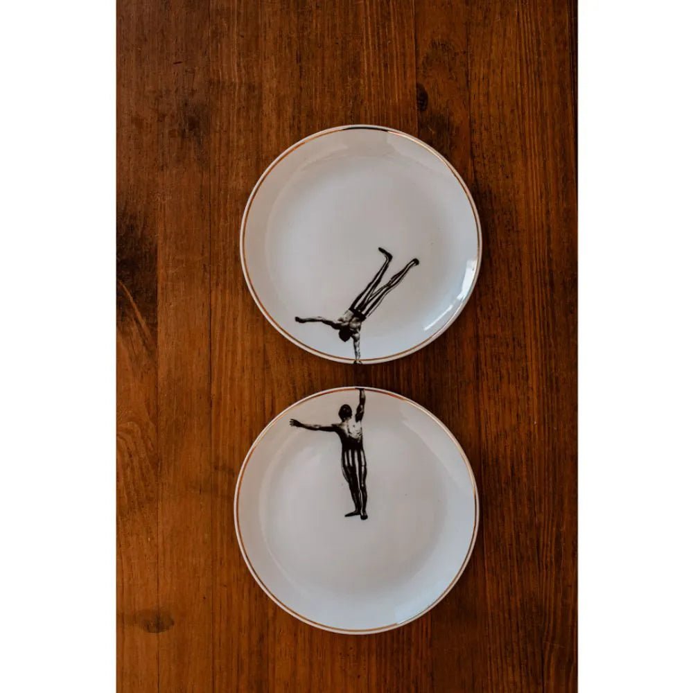 Pratos Dupla Equilibrista Greghi Design - 2pçs - Casa Aurum