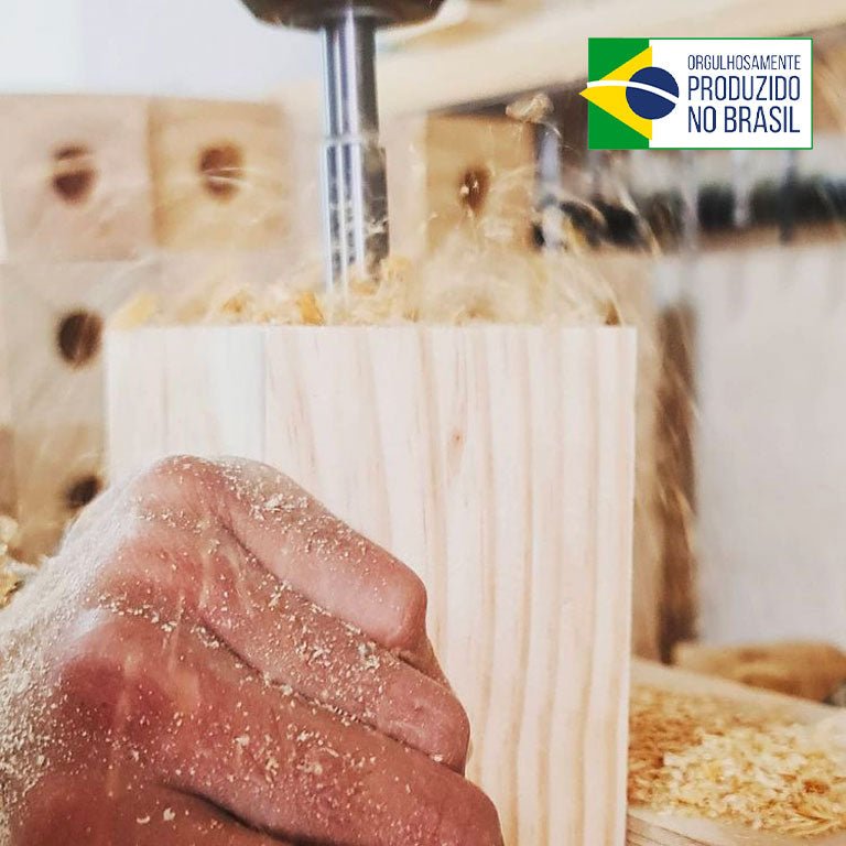 Quadro Decorativo em Azulejo Fuck Work 11x21 - Casa Aurum