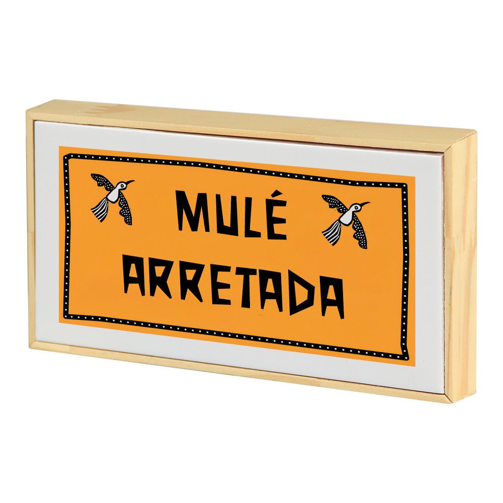 Quadro Decorativo em Azulejo Mulé Arretada - Casa Aurum